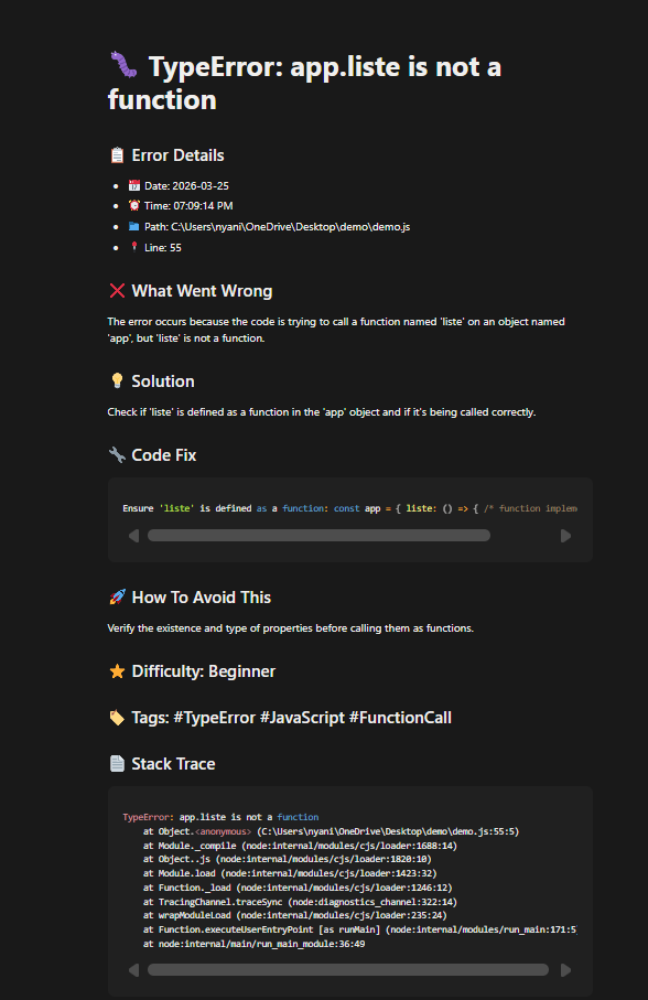 BugVaulty Notion Error Page