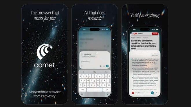 Perplexity, yapay zeka tarayıcısı Comet’i yakında iOS için de yayınlayacak