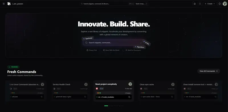 Home Page of SnippKit