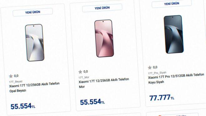 Xiaomi 17T ve 17T Pro
