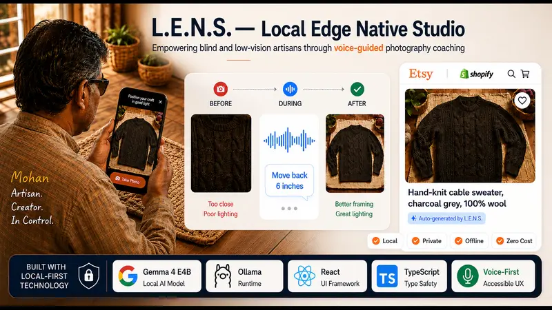 L.E.N.S. — Local Edge Native Studio cover