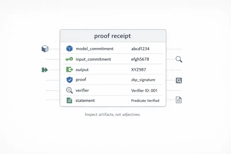 zkML proof receipt artifact